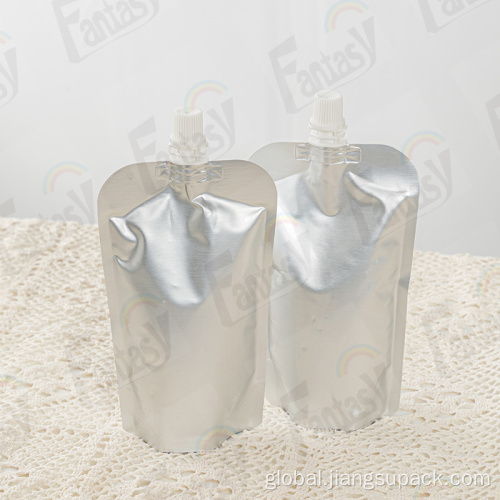 Aluminium Bag Packaging Aluminum Foil Suction Nozzle Bag For Drinks Factory